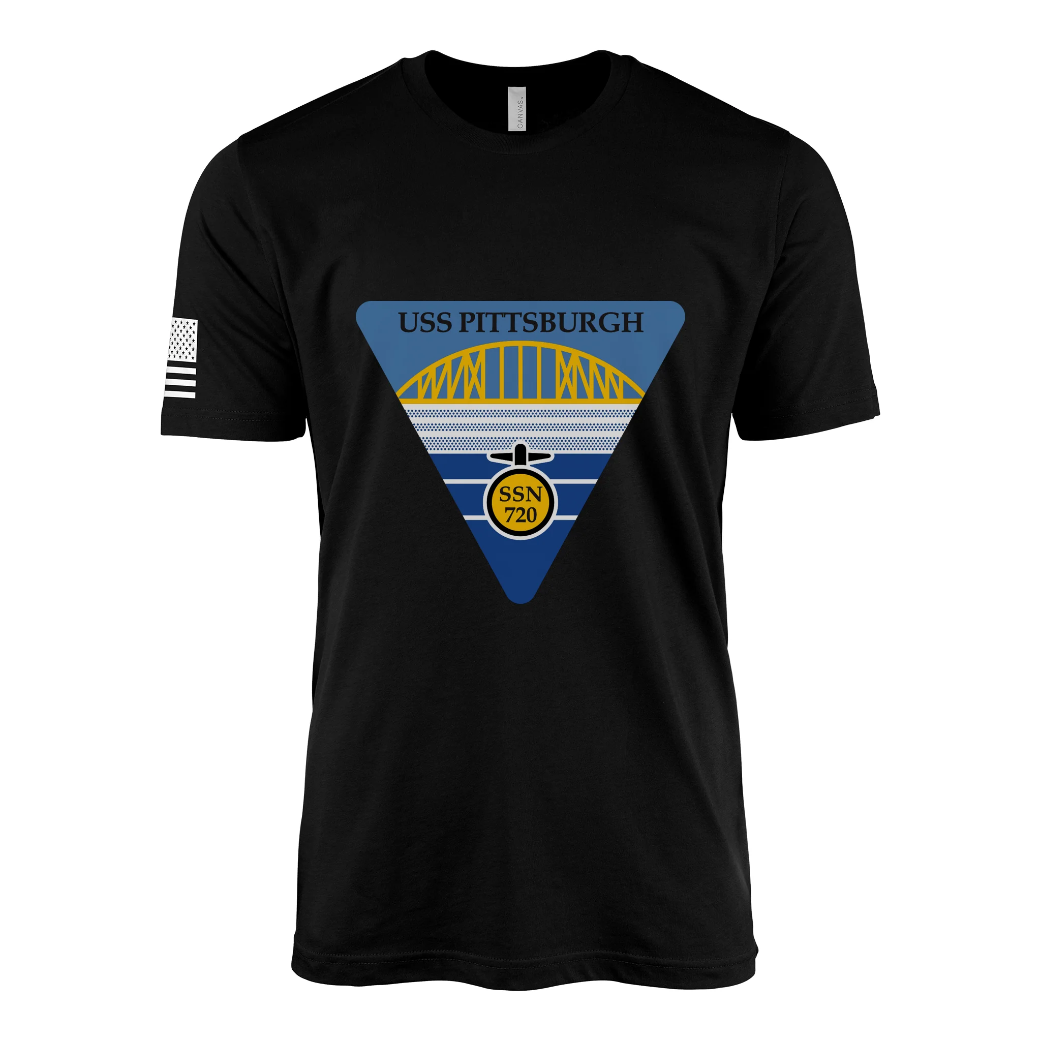 USS Pittsburgh (SSN-780) Submarine T-Shirt - Image 3