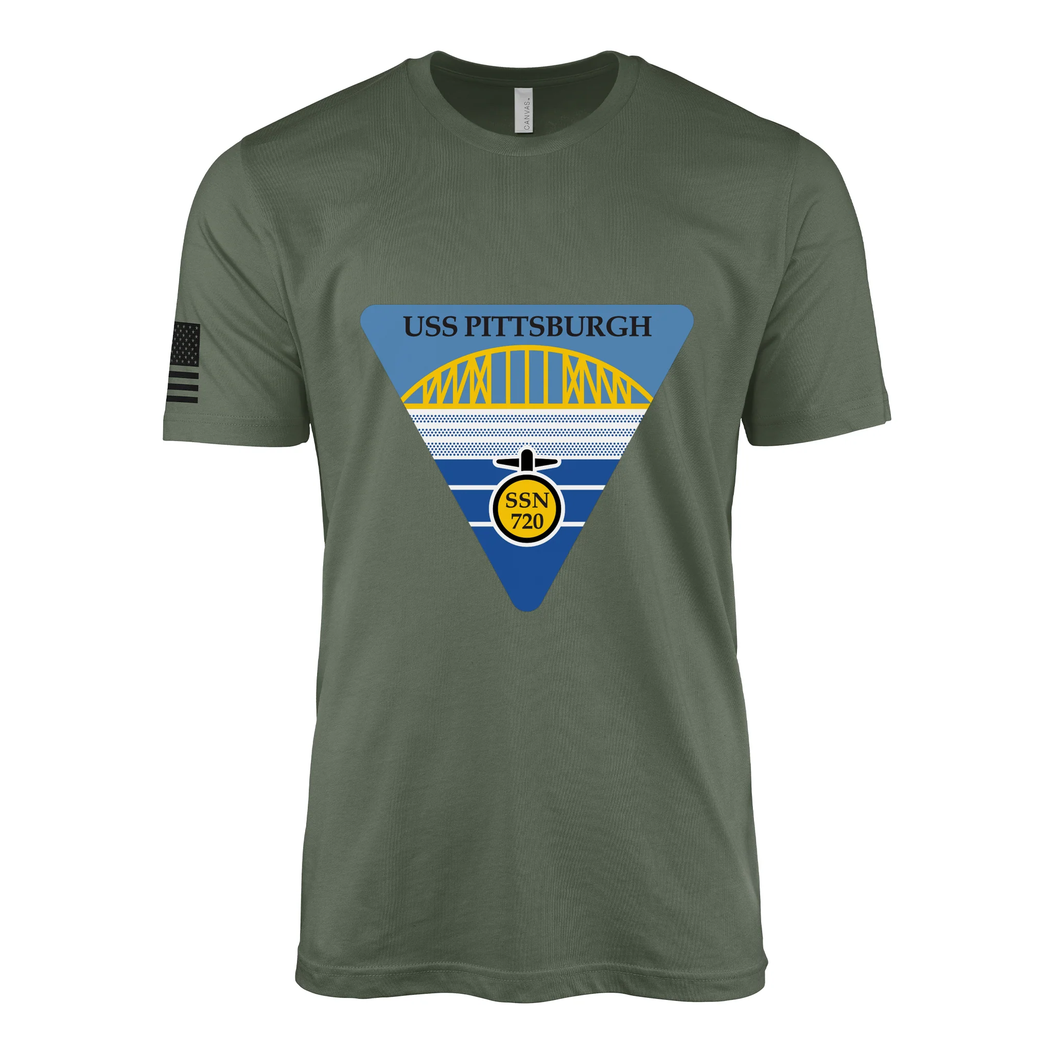 USS Pittsburgh (SSN-780) Submarine T-Shirt - Image 4