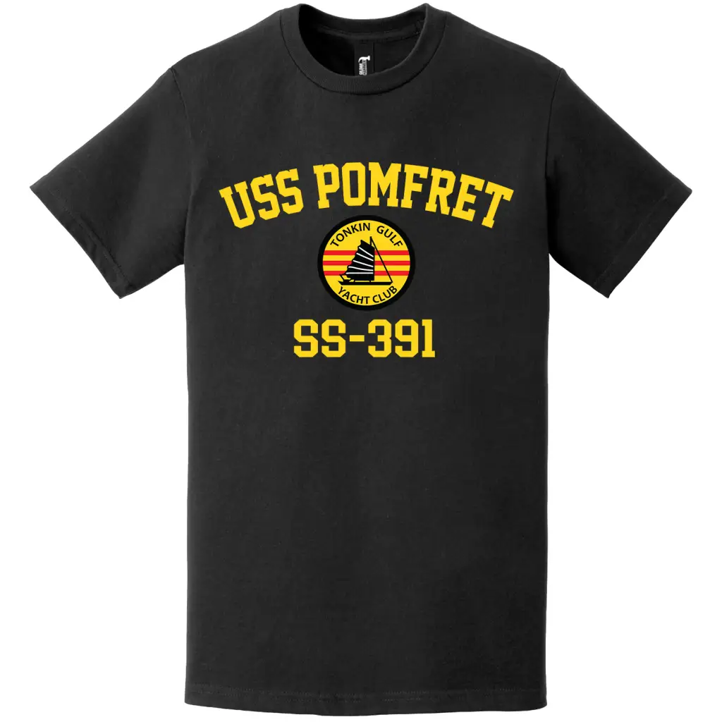 USS Pomfret (SS-391) Tonkin Gulf Yacht Club T-Shirt