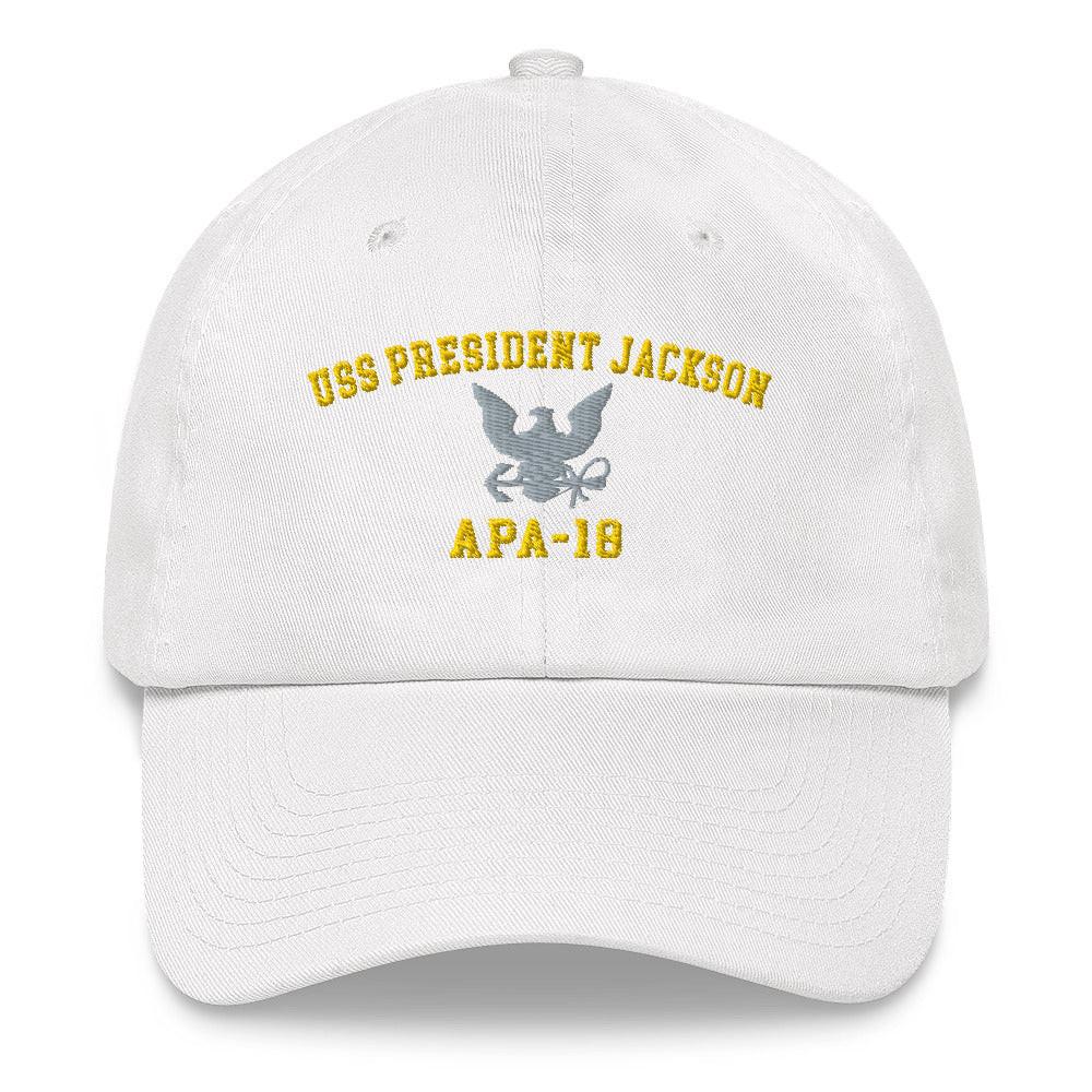 USS President Jackson (APA-18) Embroidered Dad Hat - Image 13