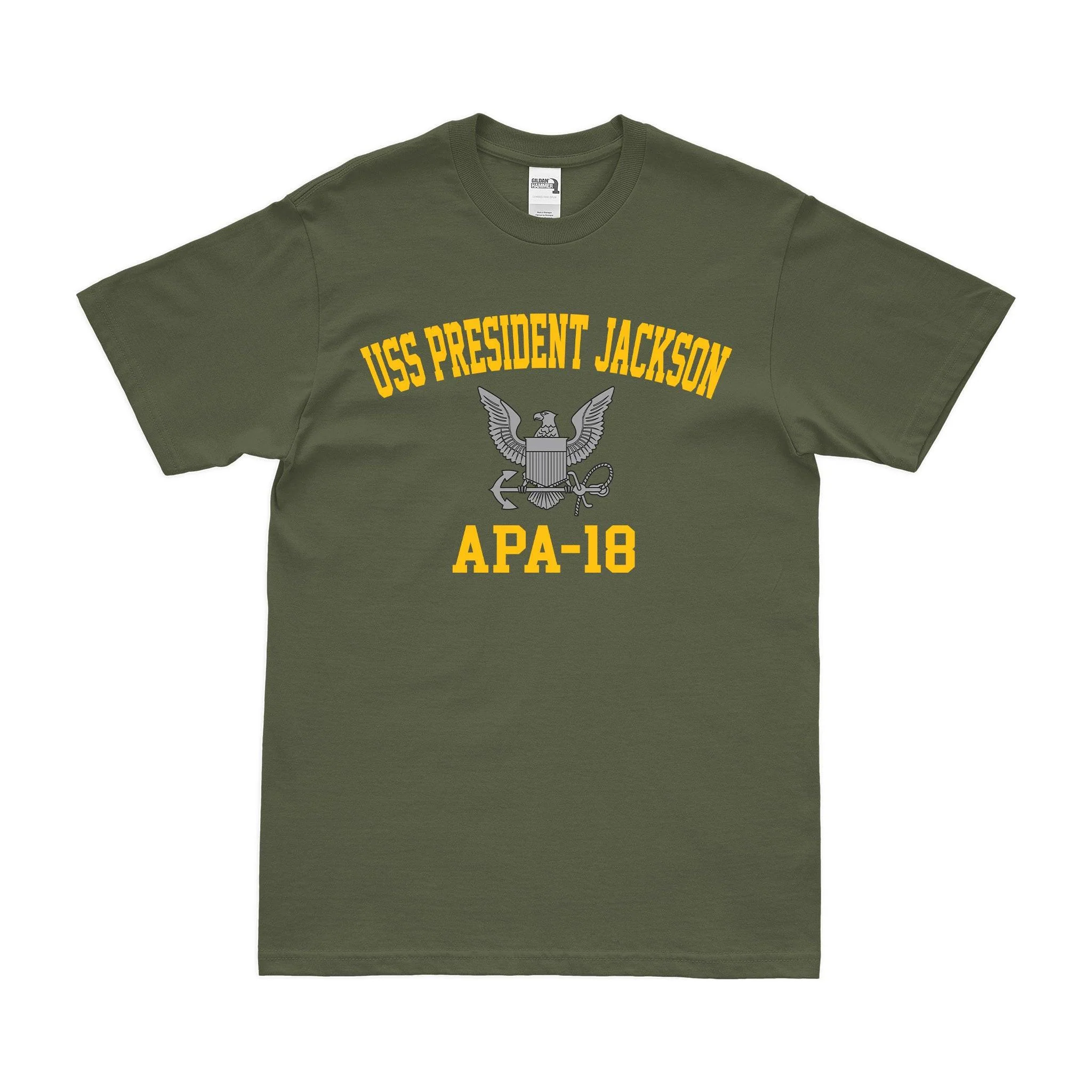 USS President Jackson (APA-18) T-Shirt - Image 2