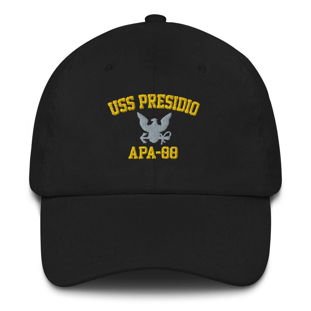 USS Presidio (APA-88) Embroidered Dad Hat