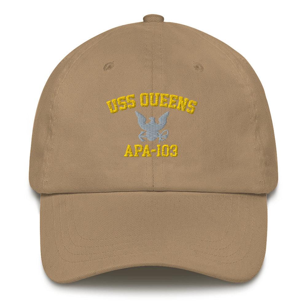 USS Queens (APA-103) Embroidered Dad Hat - Image 10