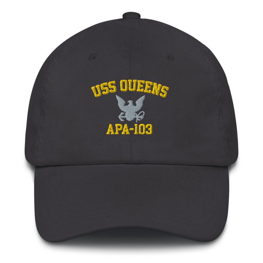 USS Queens (APA-103) Embroidered Dad Hat - Image 6