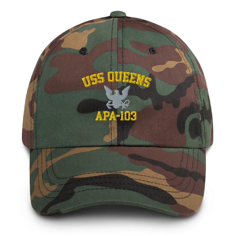 USS Queens (APA-103) Embroidered Dad Hat - Image 8