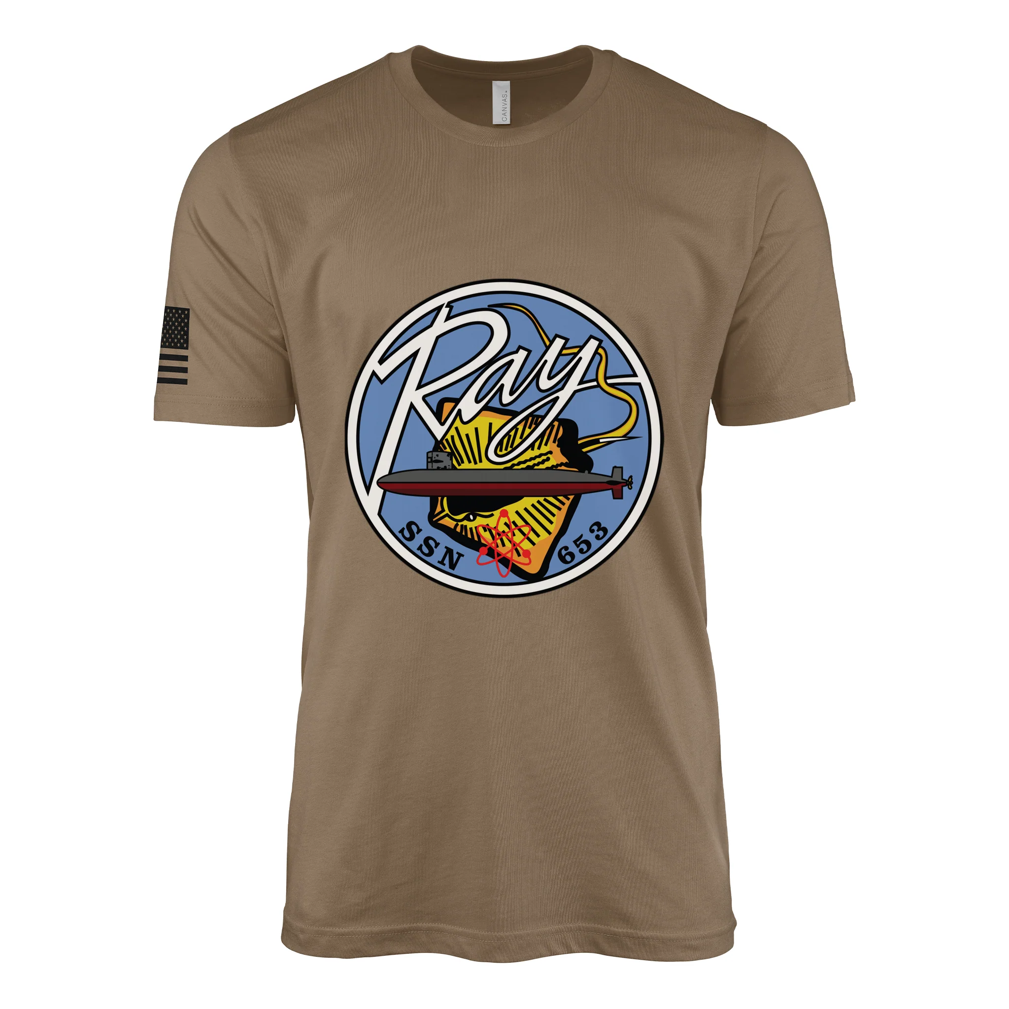 USS Ray (SSN-653) Submarine T-Shirt - Image 2