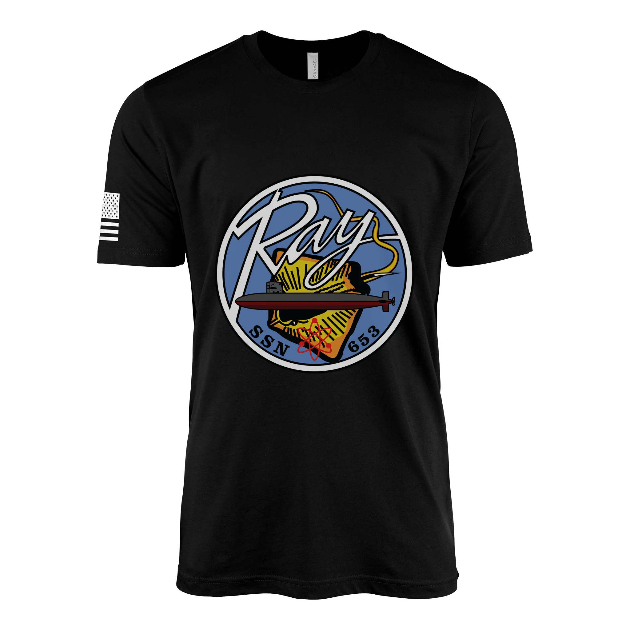USS Ray (SSN-653) Submarine T-Shirt - Image 3