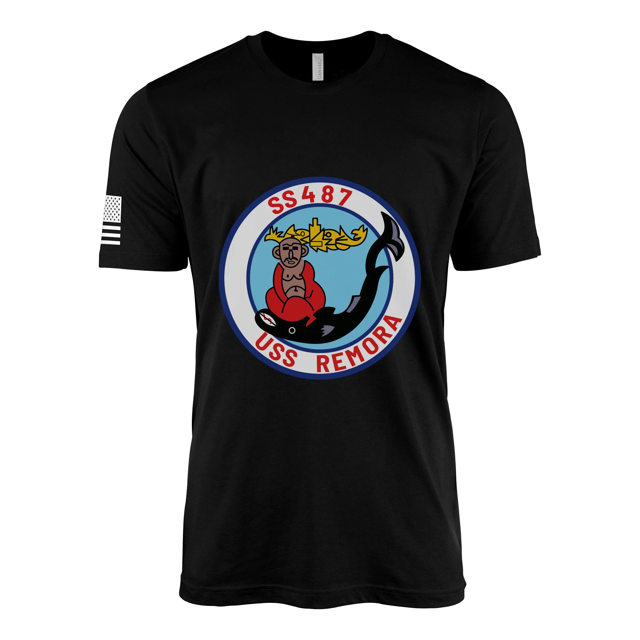 USS Remora (SS-487) Submarine T-Shirt - Image 2