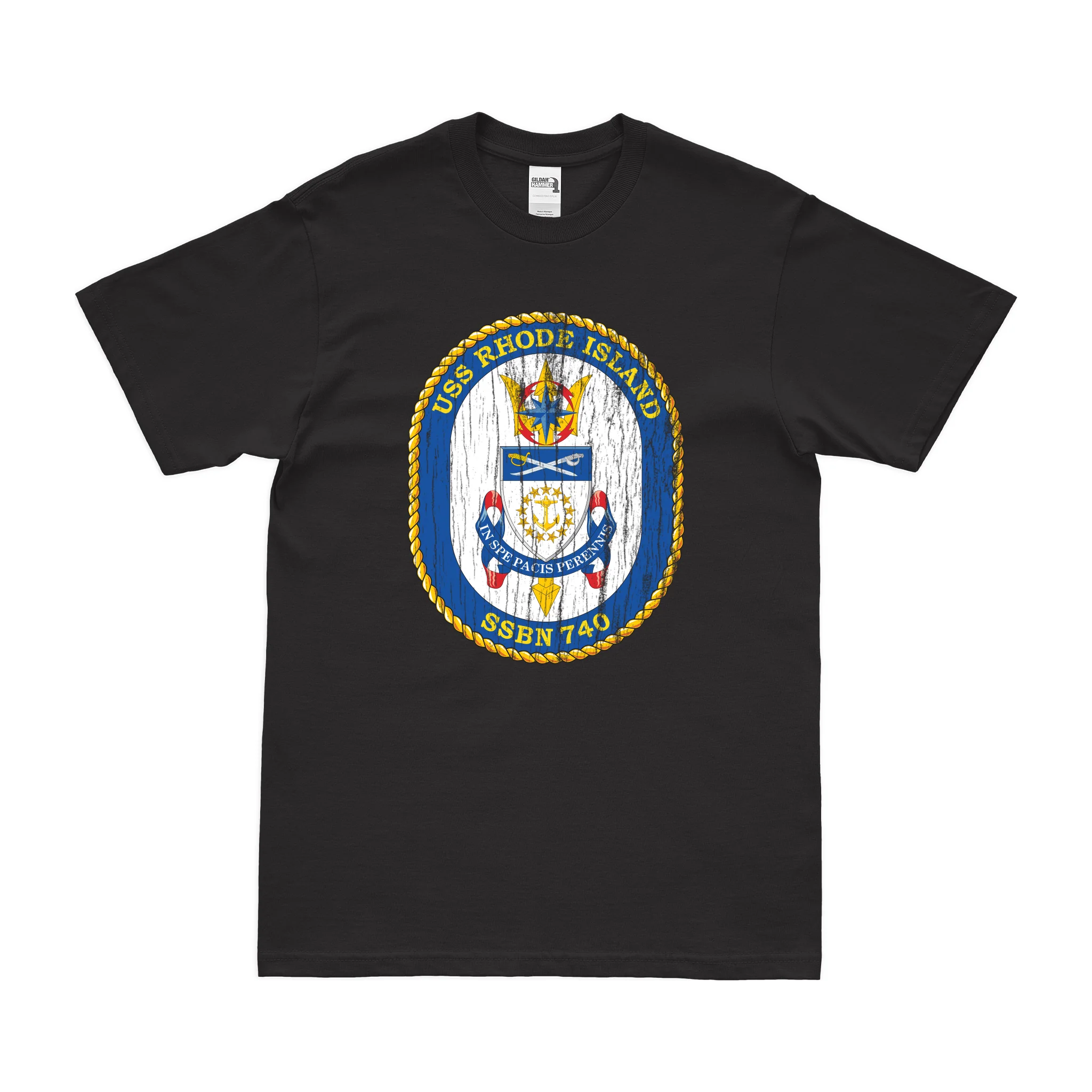USS Rhode Island (SSBN-740) Ballistic-Missile Submarine T-Shirt - Image 3
