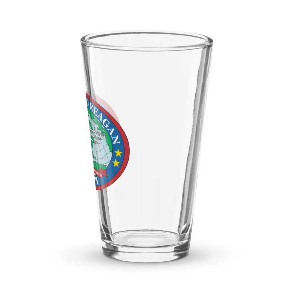 USS Ronald Reagan (CVN-76) Beer Pint Glass - Image 4