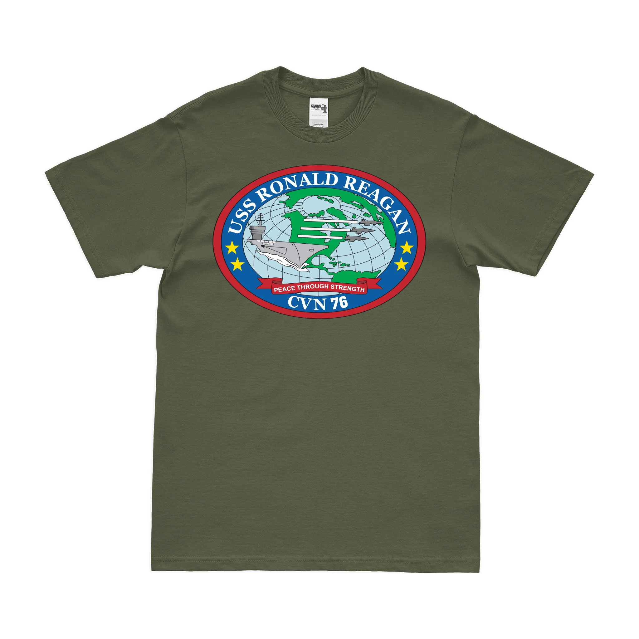 USS Ronald Reagan (CVN-76) T-Shirt - Image 2