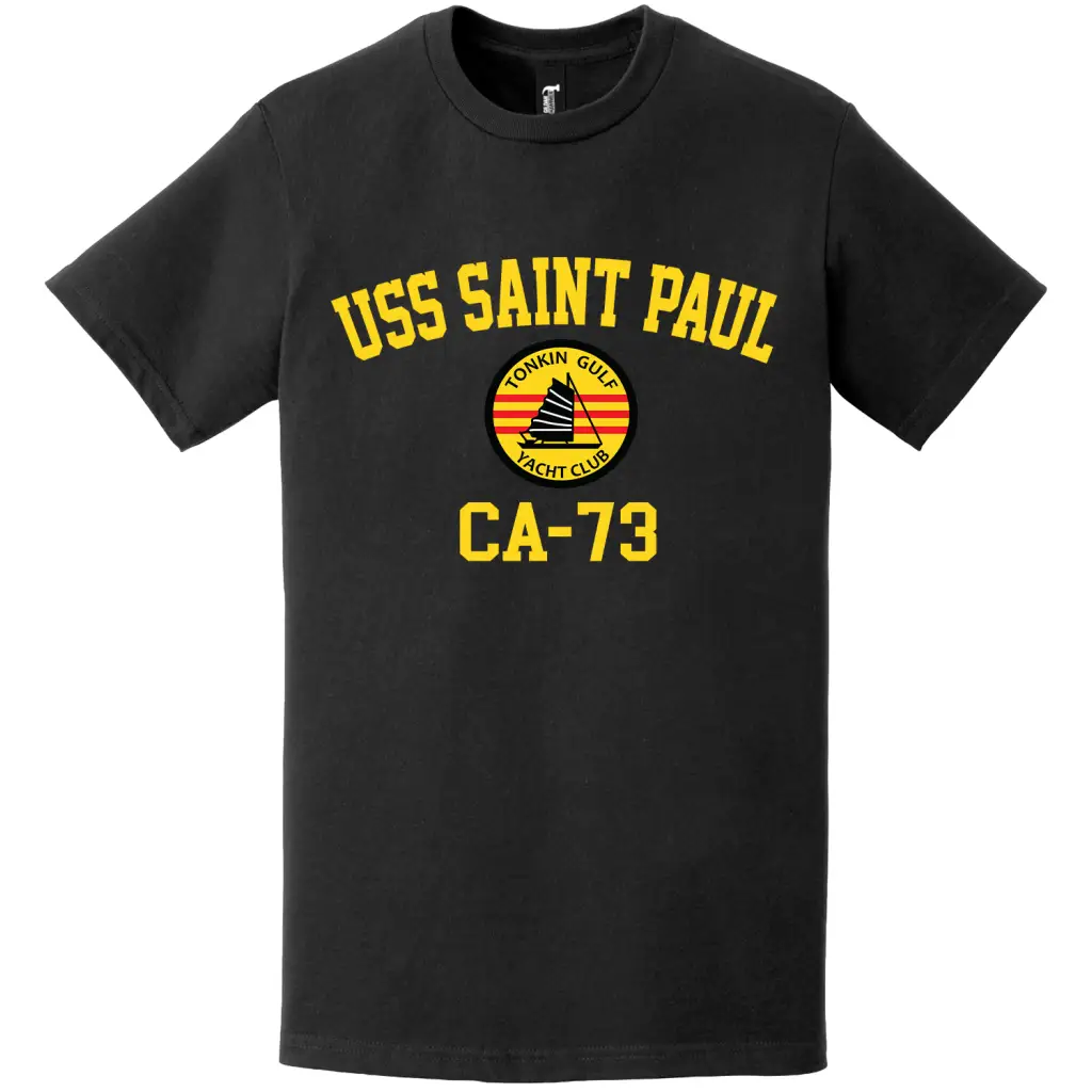 USS Saint Paul (CA-73) Tonkin Gulf Yacht Club T-Shirt
