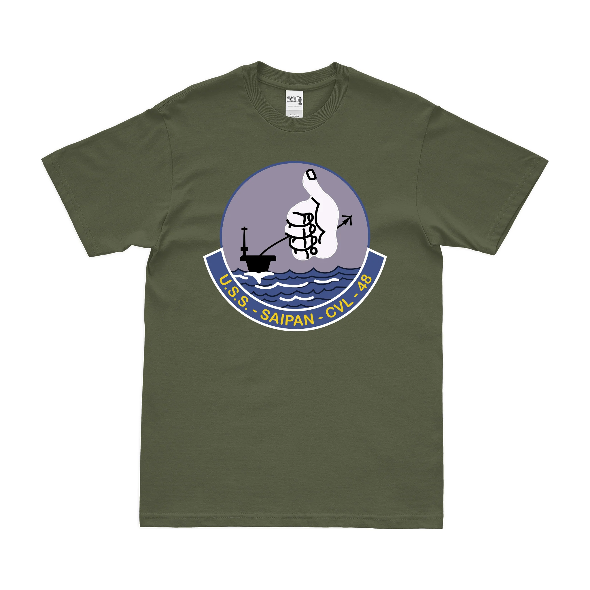 USS Saipan (CVL-48) T-Shirt - Image 2