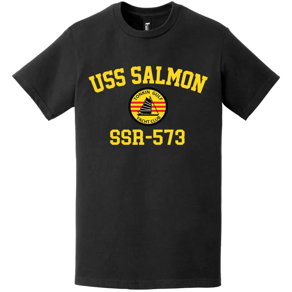 USS Salmon (SSR-573) Tonkin Gulf Yacht Club T-Shirt