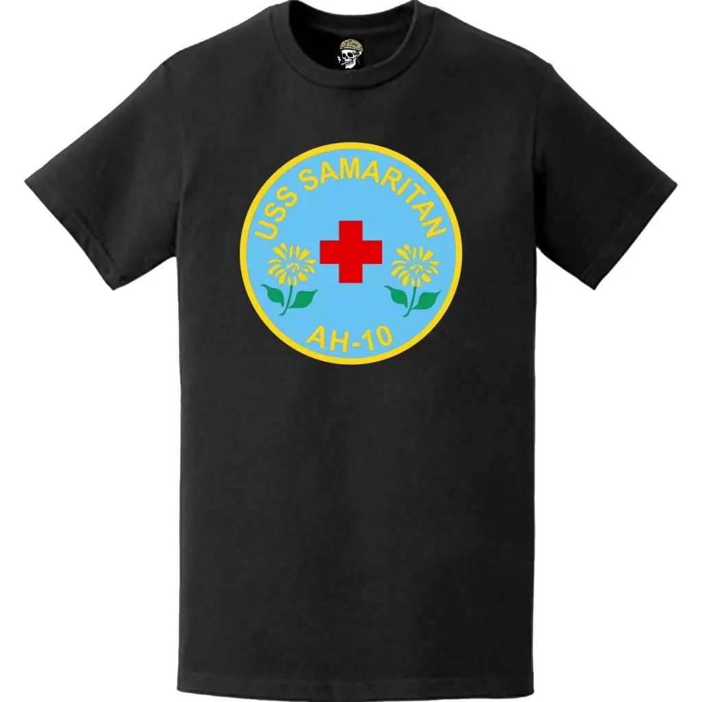 USS Samaritan (AH-10) Ship's Crest Emblem T-Shirt