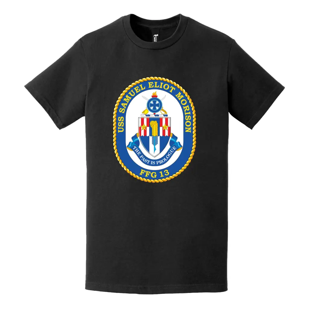 USS Samuel Eliot Morison (FFG-13) Logo Emblem T-Shirt