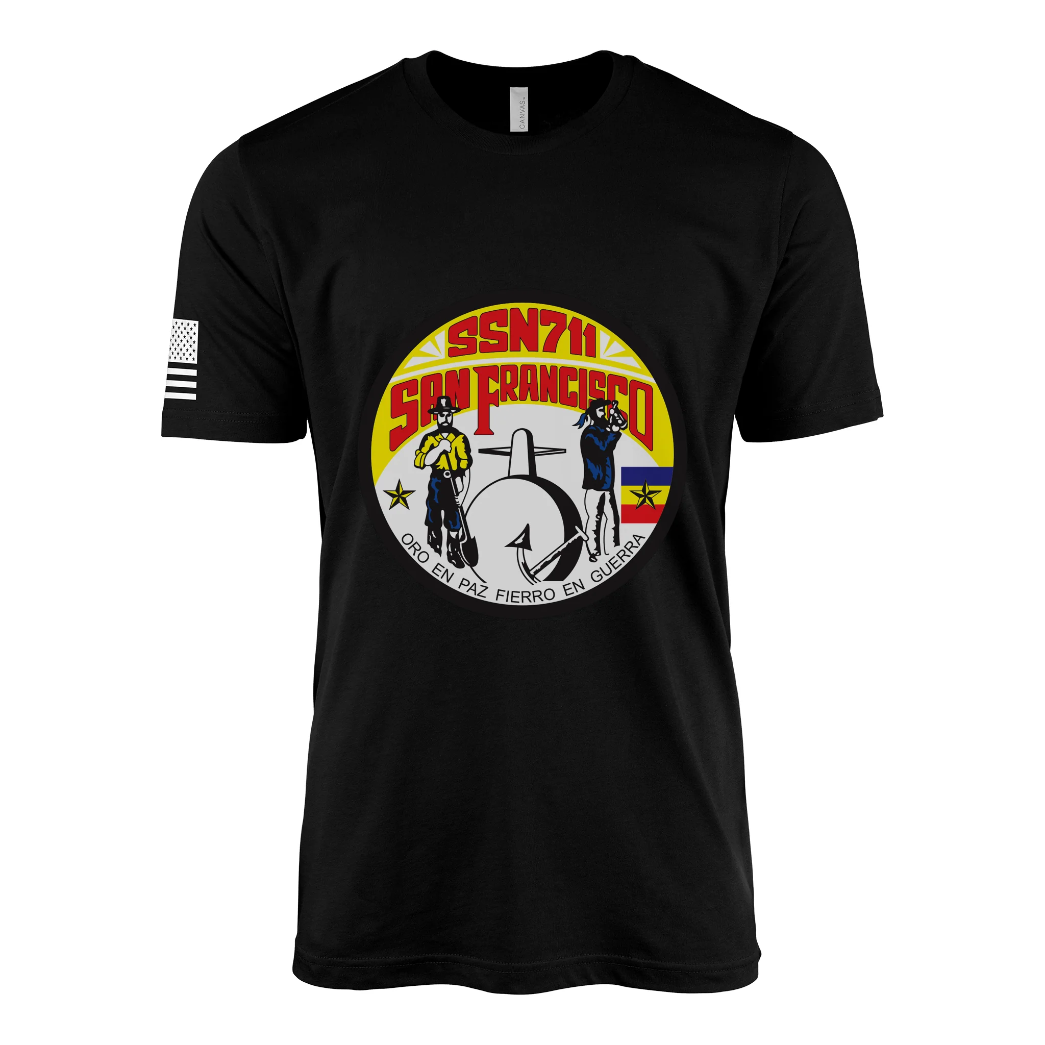 USS San Francisco (SSN-711) Submarine T-Shirt - Image 3