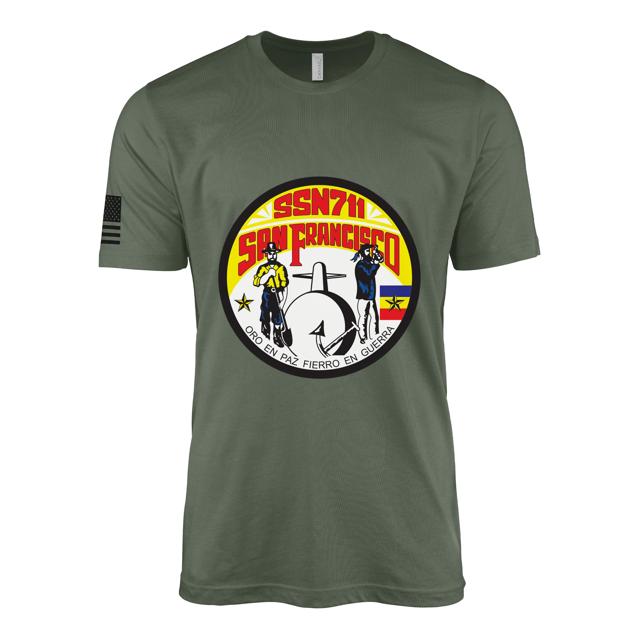 USS San Francisco (SSN-711) Submarine T-Shirt - Image 4