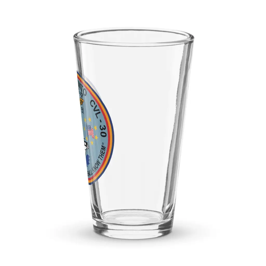 USS San Jacinto (CVL-30) Beer Pint Glass - Image 4