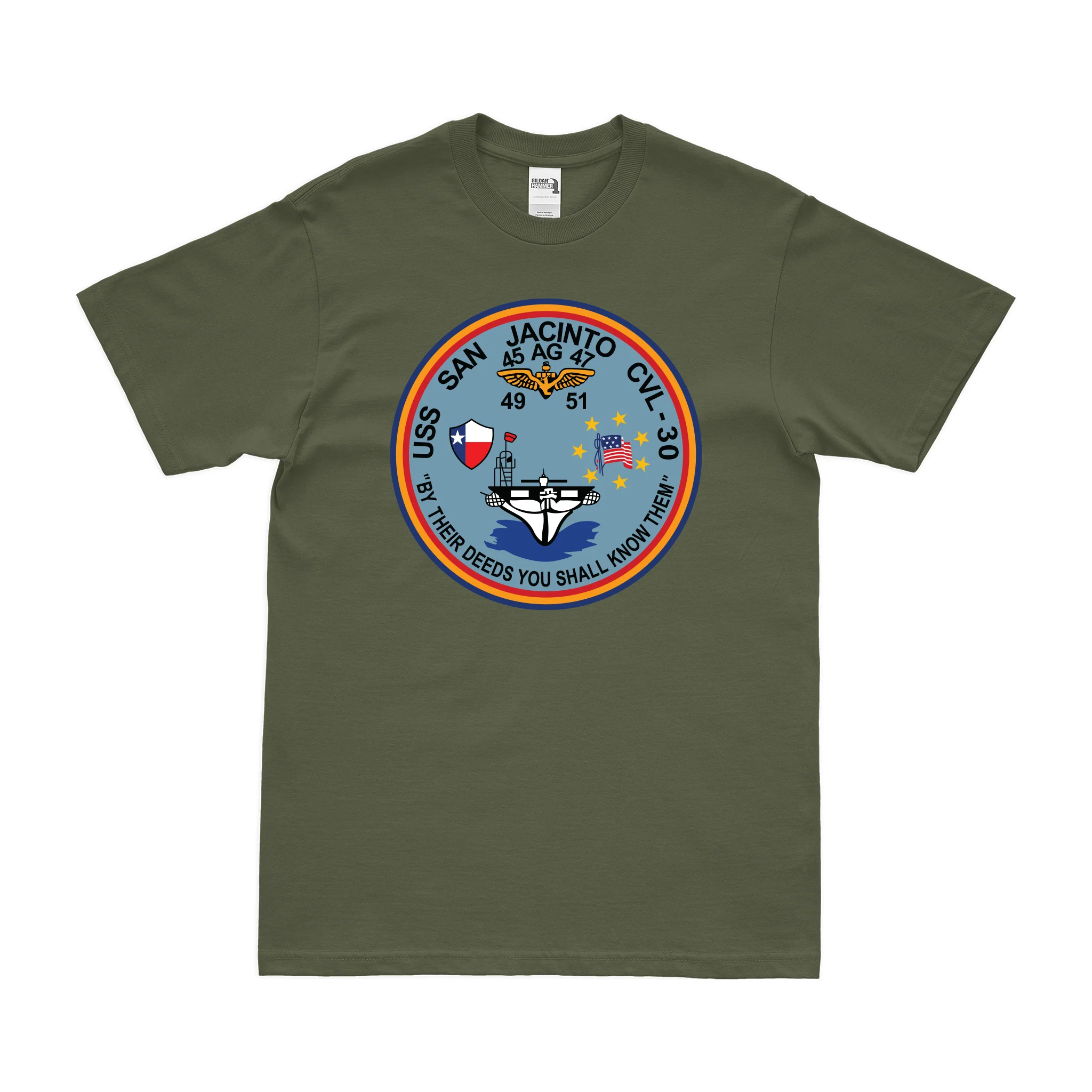 USS San Jacinto (CVL-30) T-Shirt - Image 2