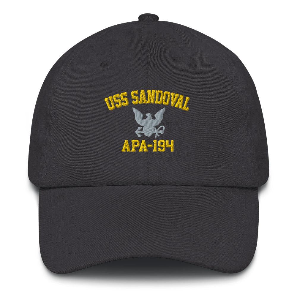USS Sandoval (APA-194) Embroidered Dad Hat - Image 6