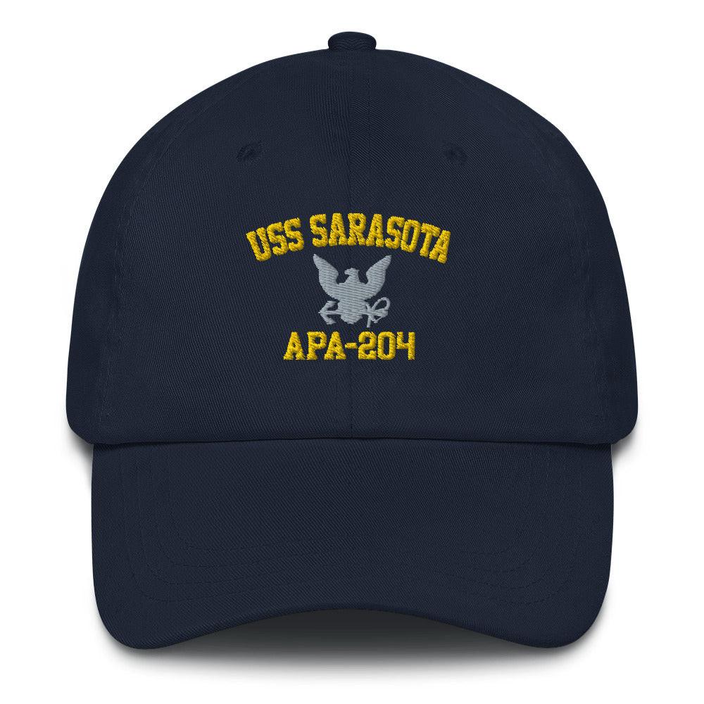 USS Sarasota (APA-204) Embroidered Dad Hat - Image 4