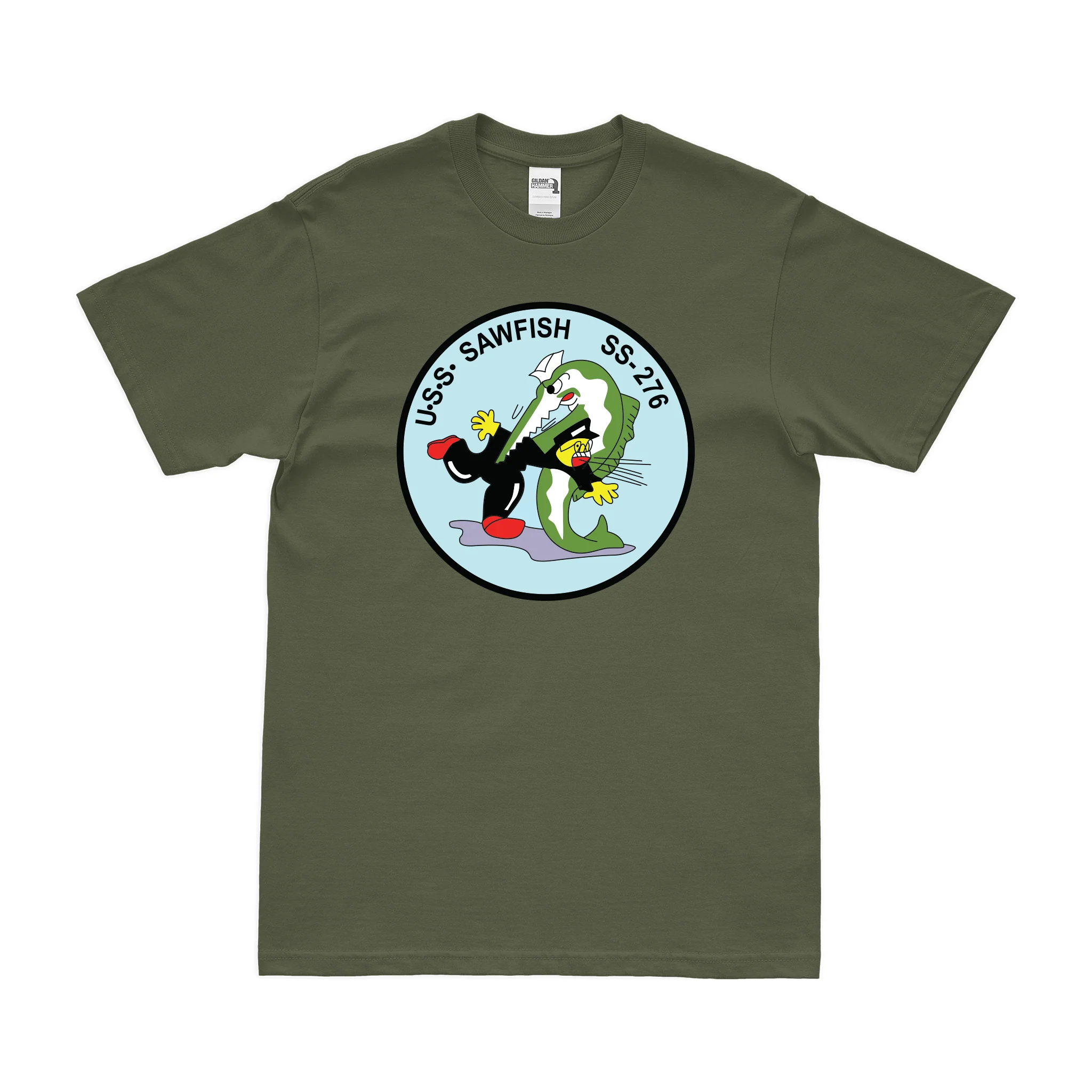USS Sawfish (SS-276) Gato-class Submarine T-Shirt - Image 2