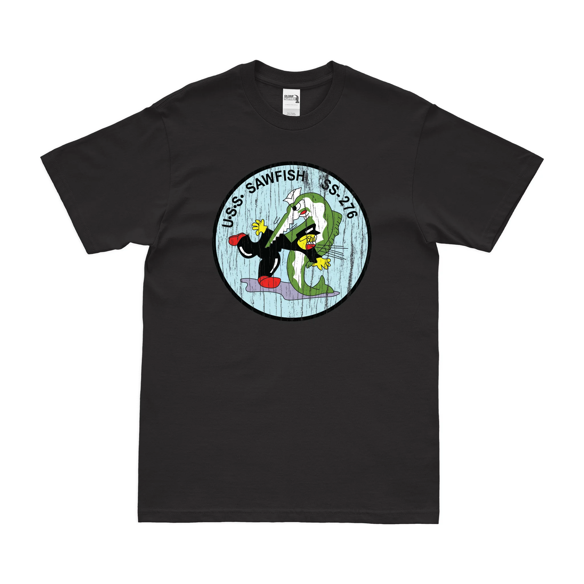 USS Sawfish (SS-276) Gato-class Submarine T-Shirt - Image 3