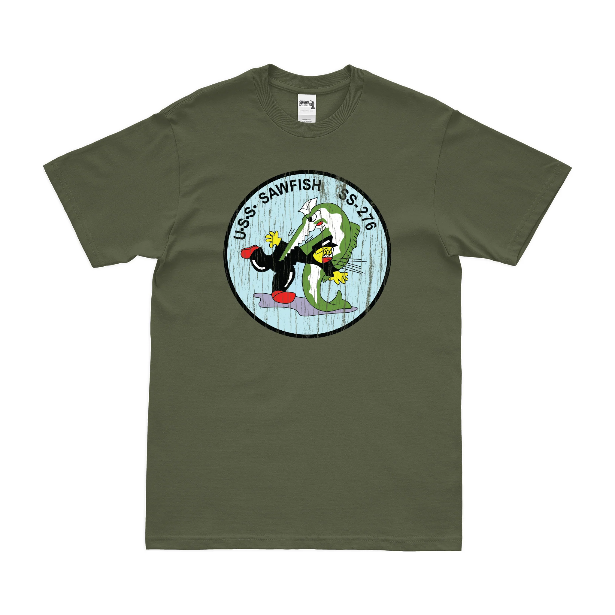USS Sawfish (SS-276) Gato-class Submarine T-Shirt - Image 4