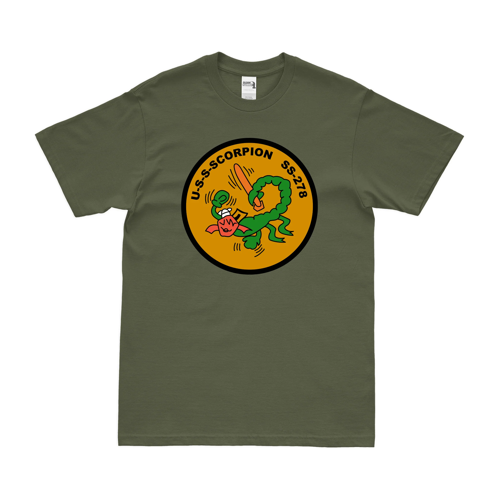USS Scorpion (SS-278) Gato-class Submarine T-Shirt - Image 2