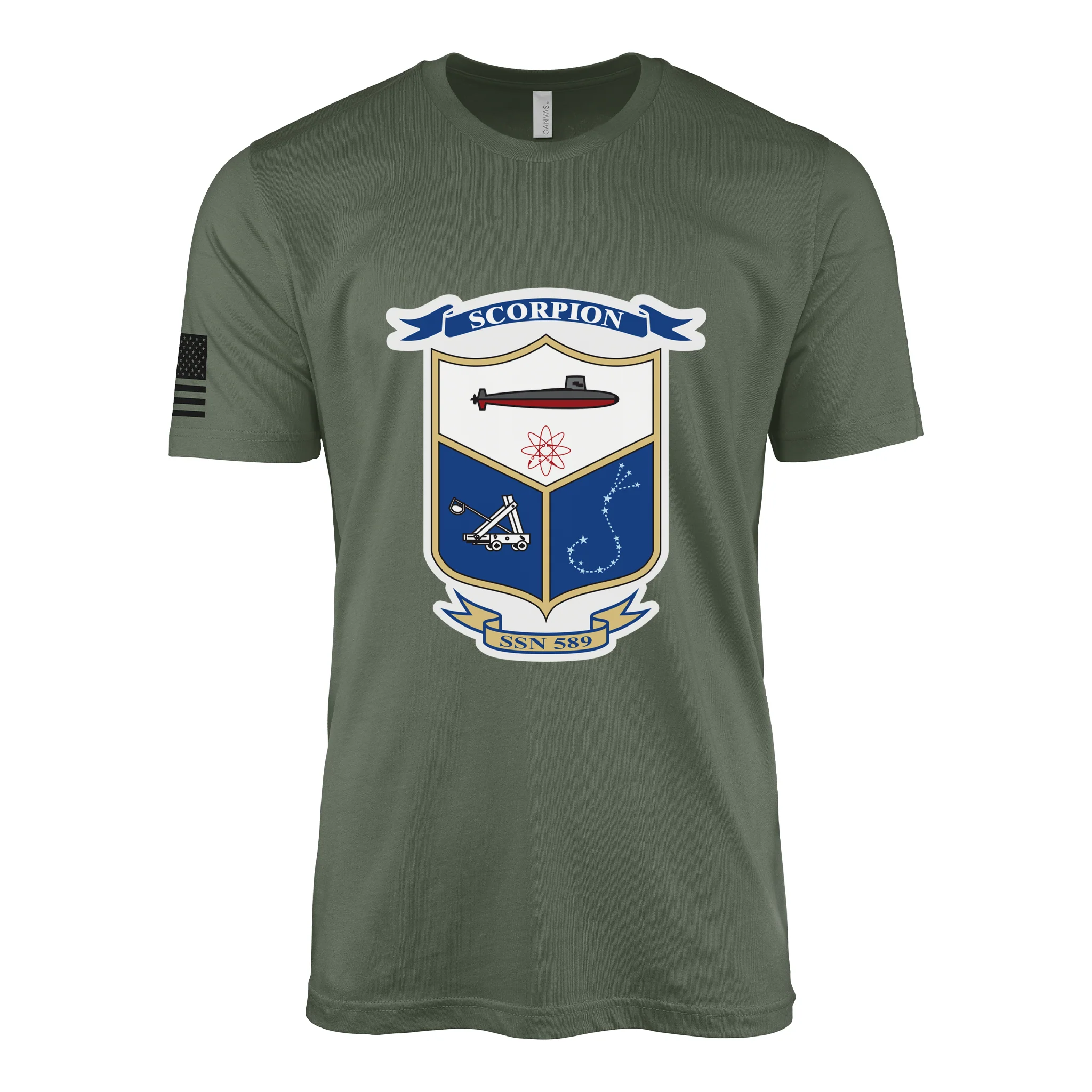 USS Scorpion (SSN-589) Submarine T-Shirt - Image 4