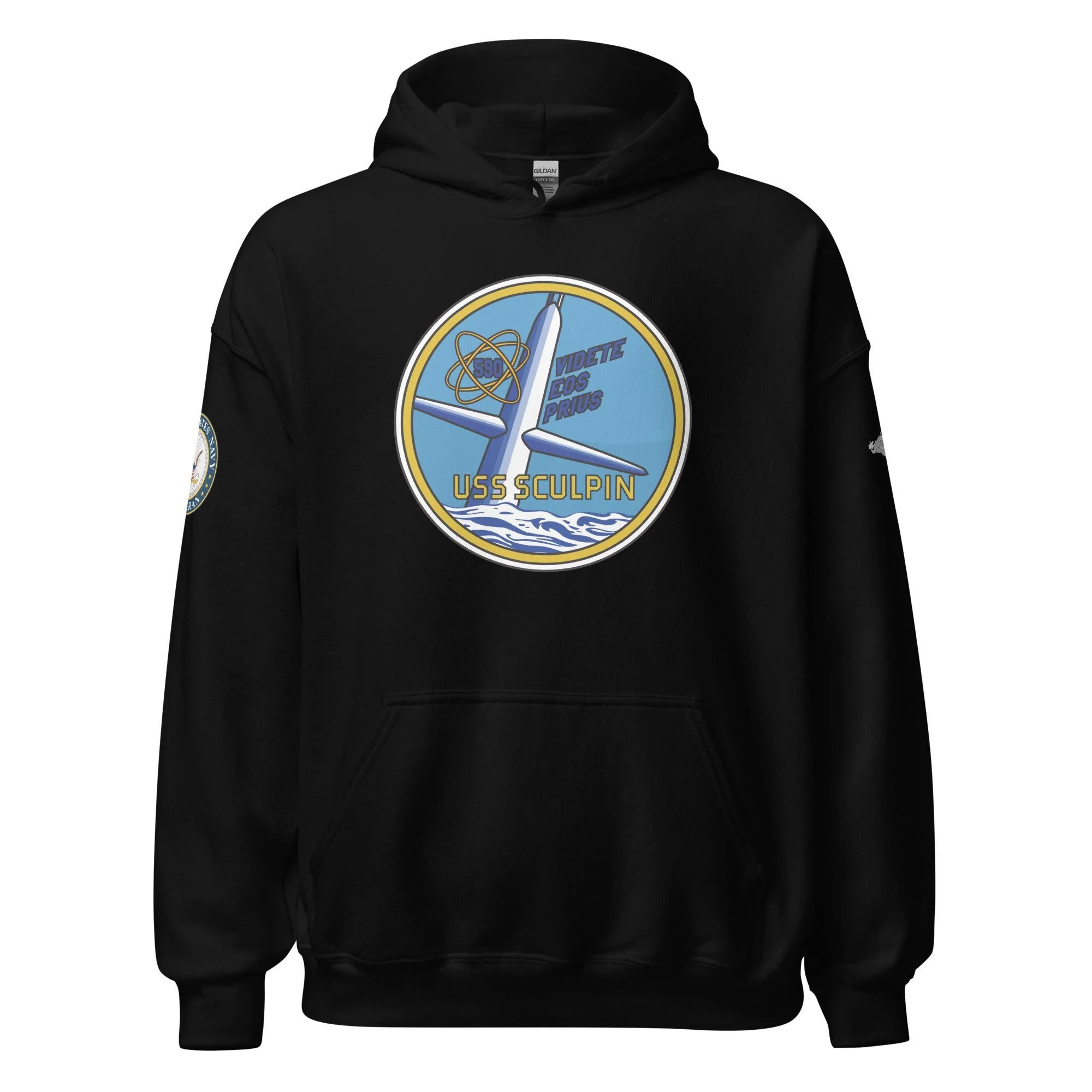 USS Sculpin (SSN-590) U.S. Navy Veteran Unisex Hoodie