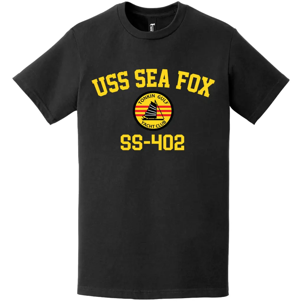 USS Sea Fox (SS-402) Tonkin Gulf Yacht Club T-Shirt