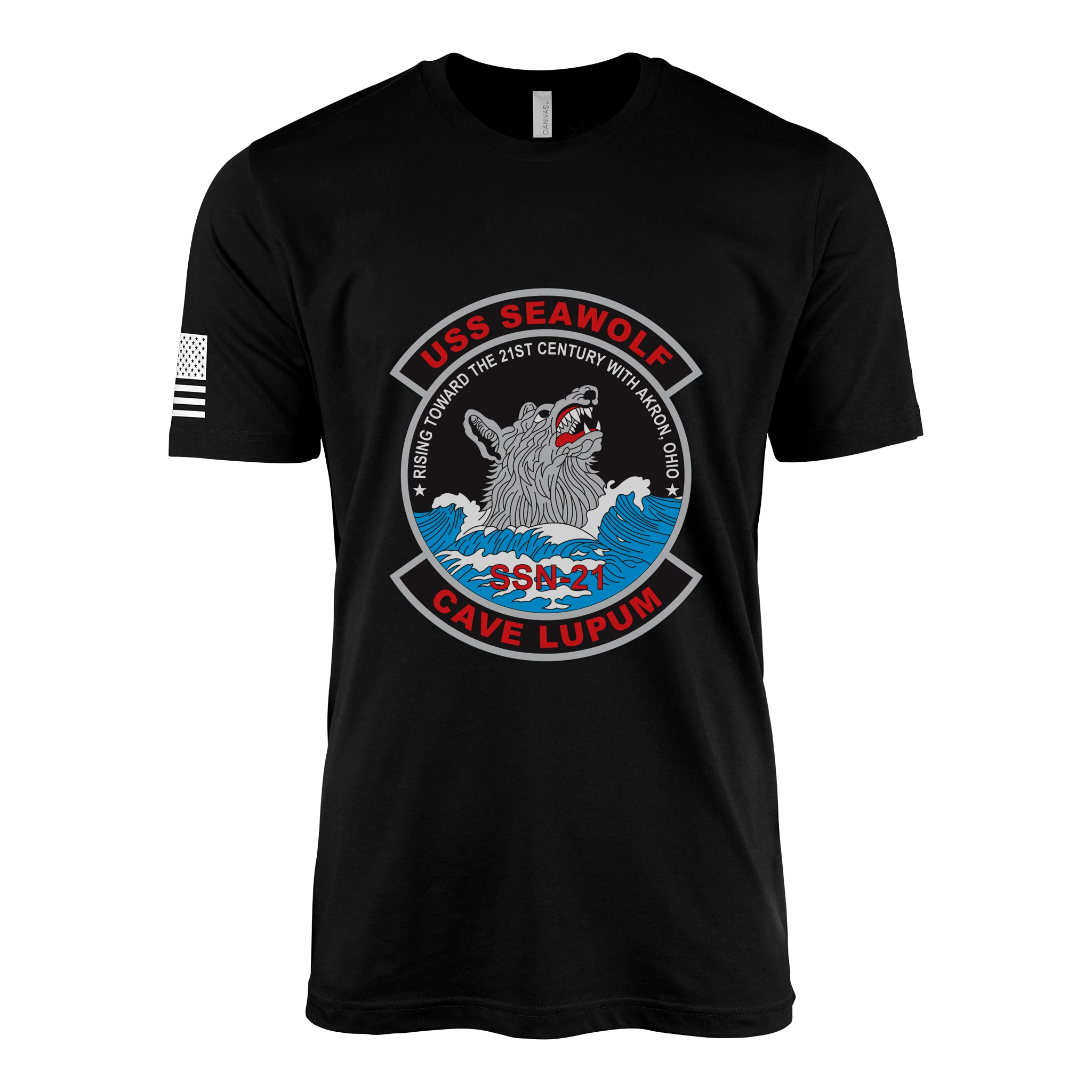 USS Seawolf (SSN-21) Submarine T-Shirt - Image 3