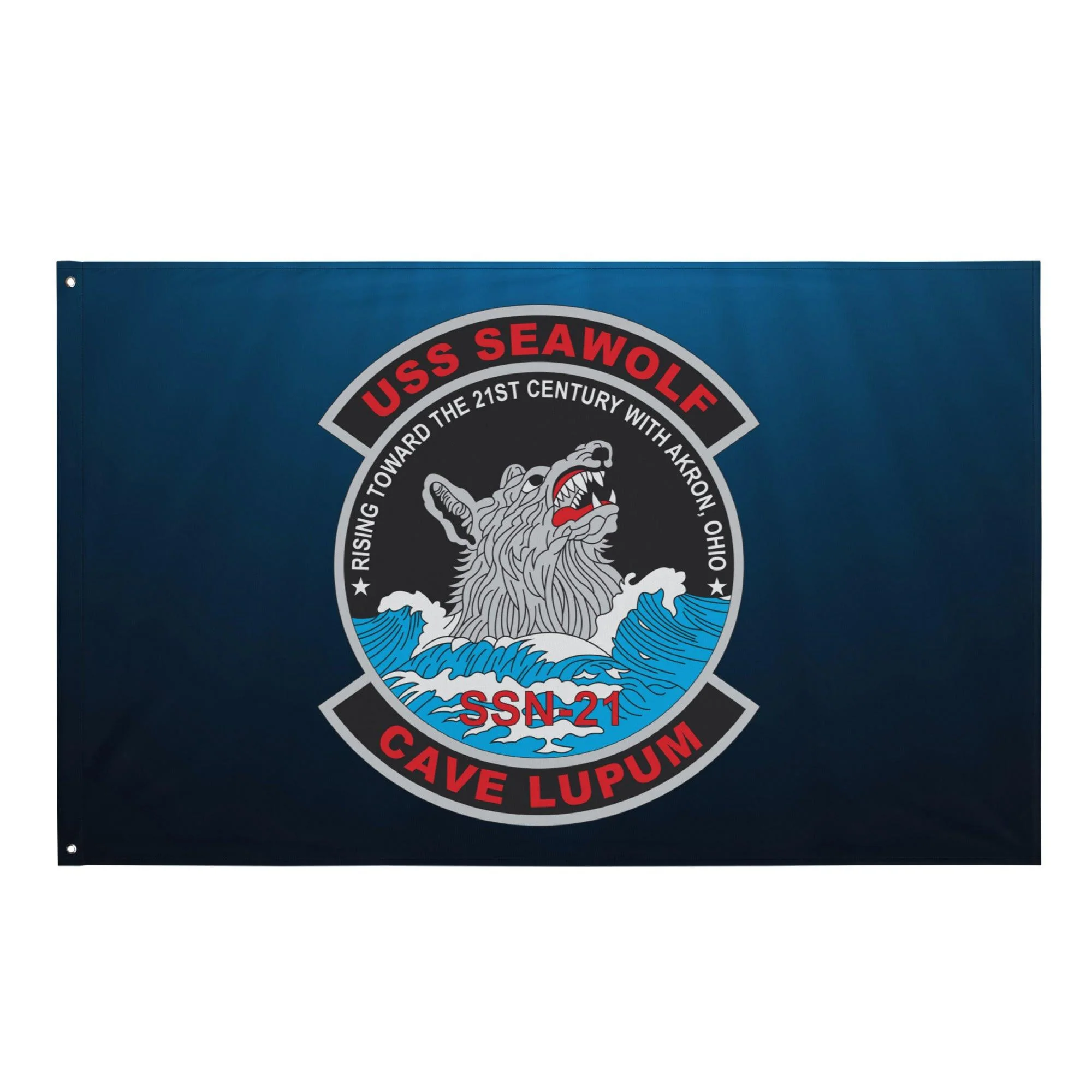 USS Seawolf (SSN-21) Submarine Wall Flag