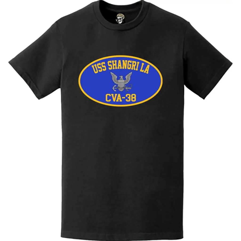 USS Shangri-La (CVA-38) Aircraft Carrier T-Shirt