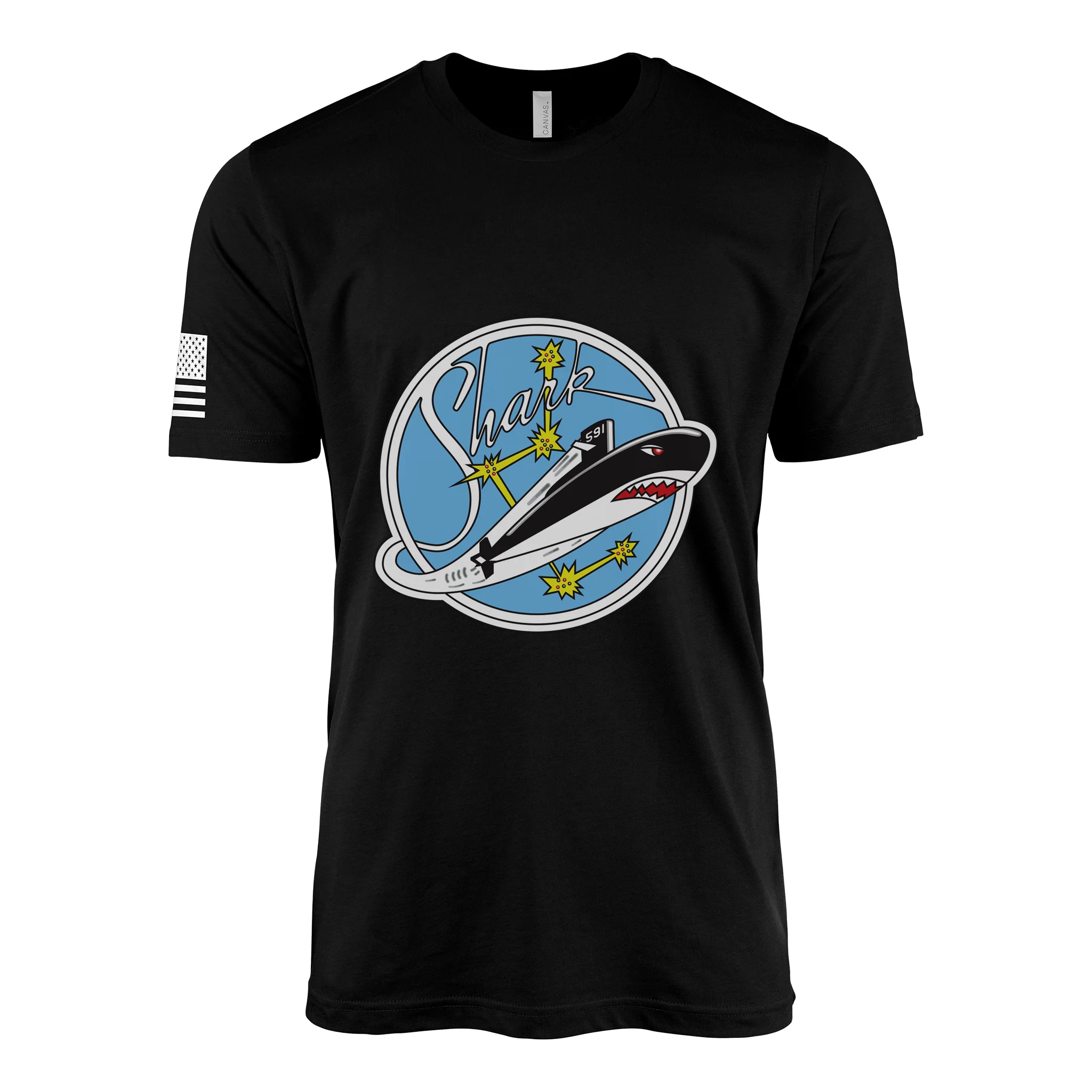 USS Shark (SSN-591) Submarine T-Shirt - Image 3