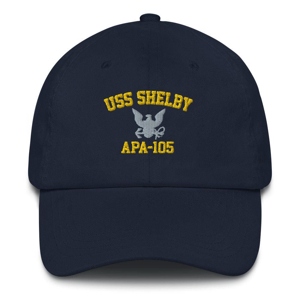 USS Shelby (APA-105) Embroidered Dad Hat - Image 4