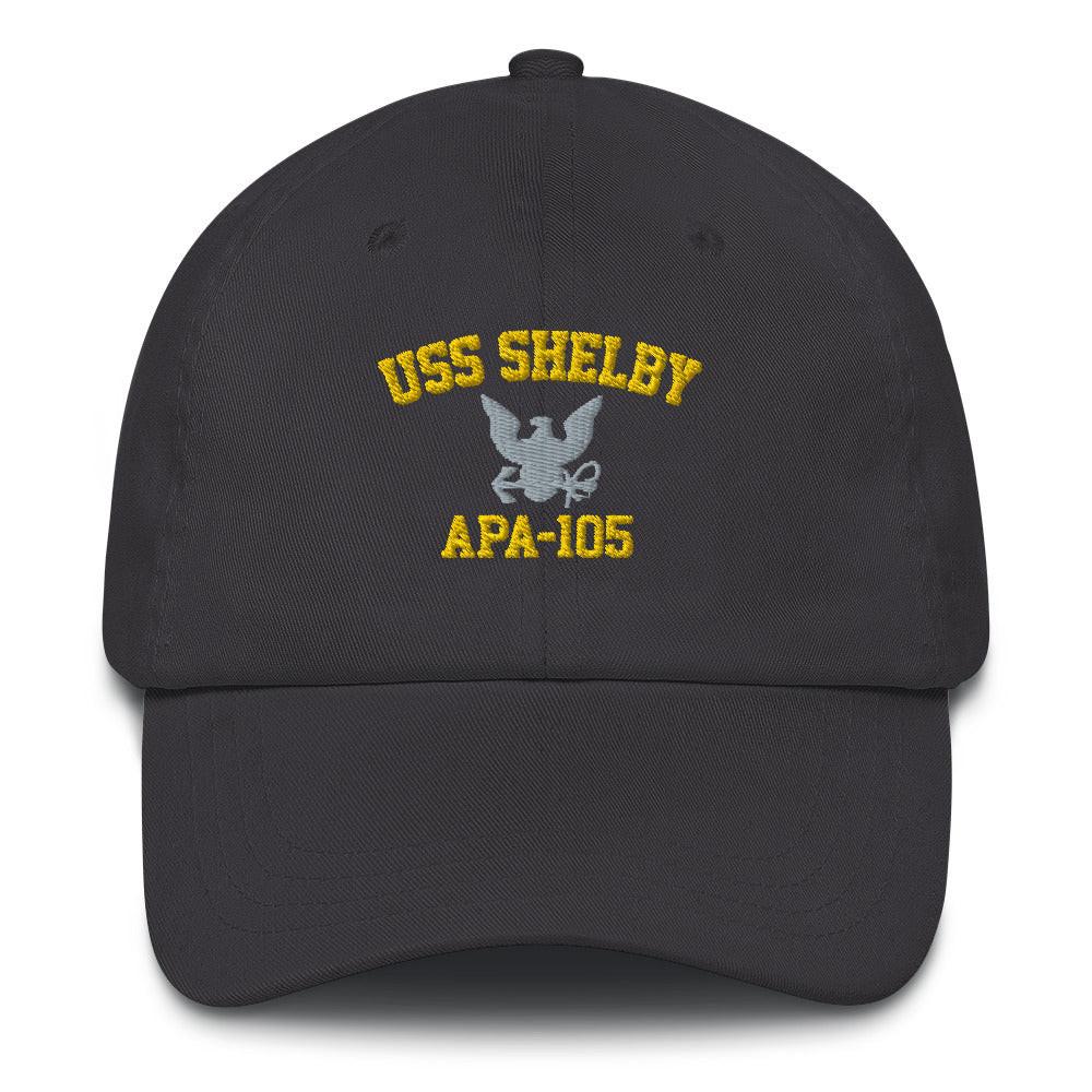 USS Shelby (APA-105) Embroidered Dad Hat - Image 6