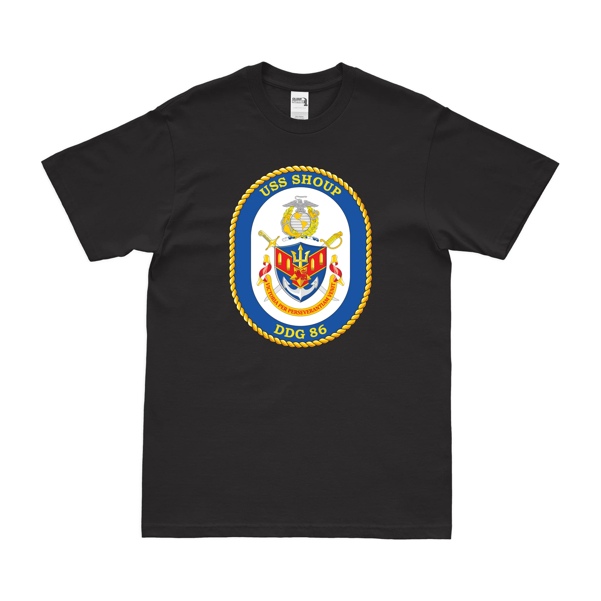 USS Shoup (DDG-86) Logo Emblem T-Shirt
