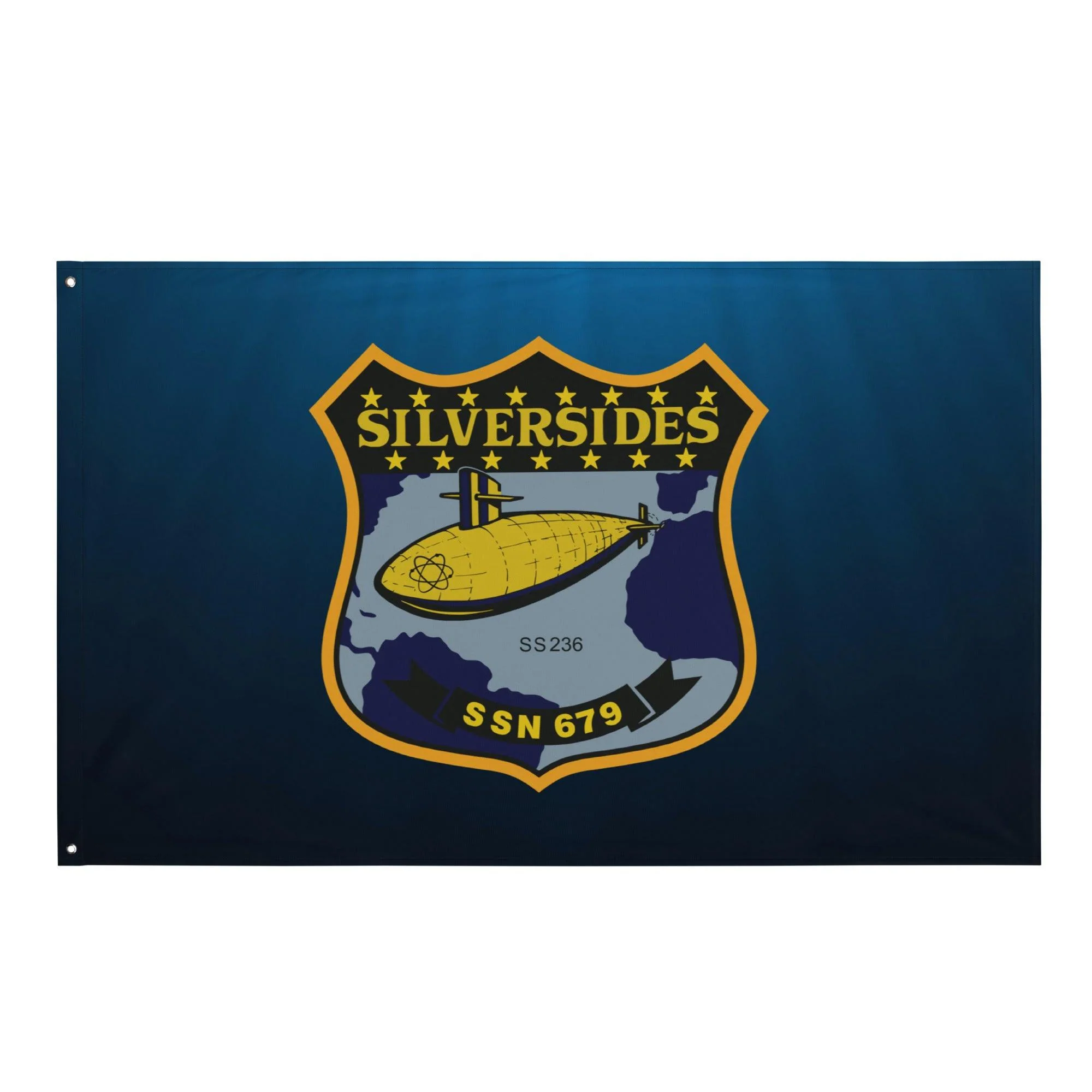 USS Silversides (SSN-679) Submarine Wall Flag