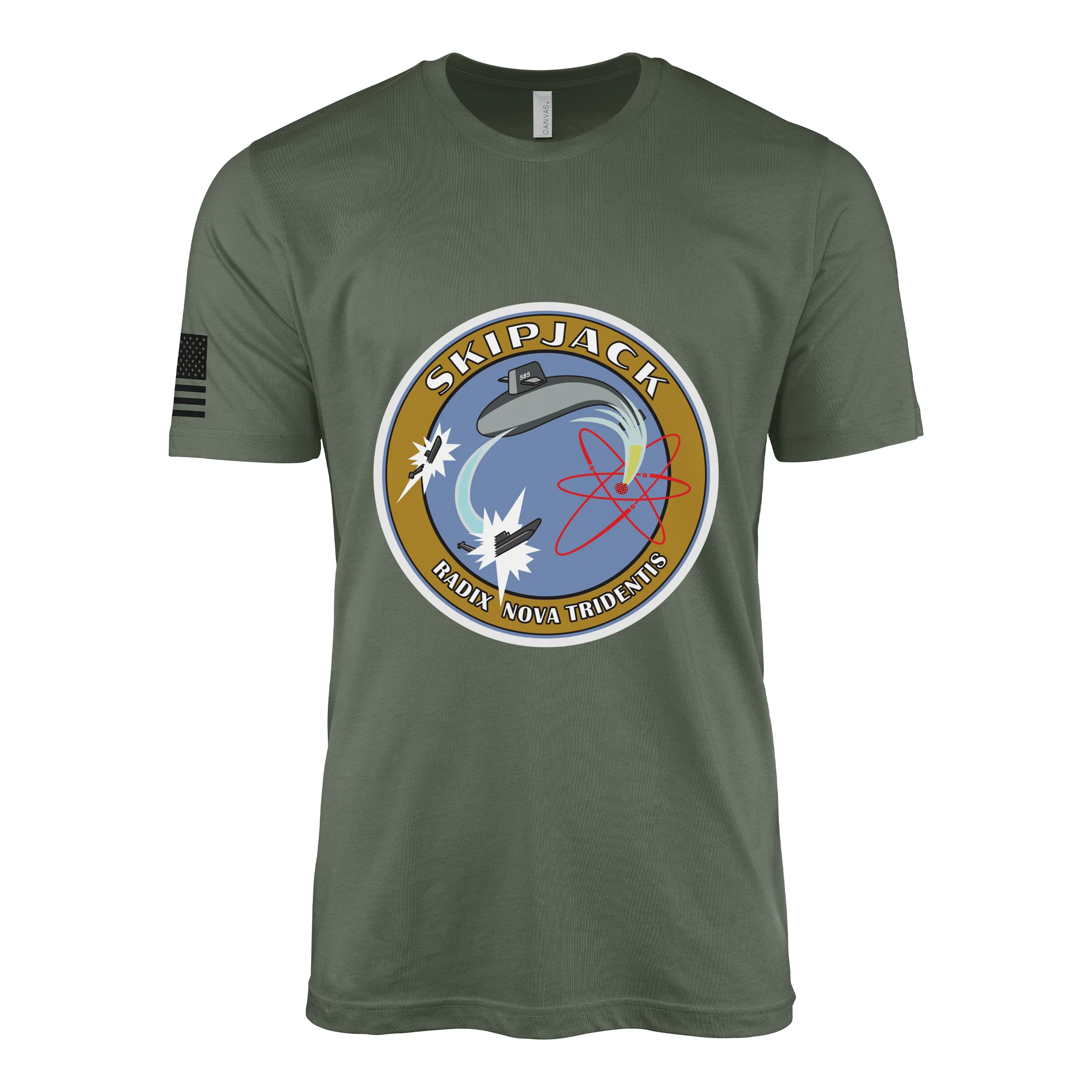 USS Skipjack (SSN-585) Submarine T-Shirt - Image 4