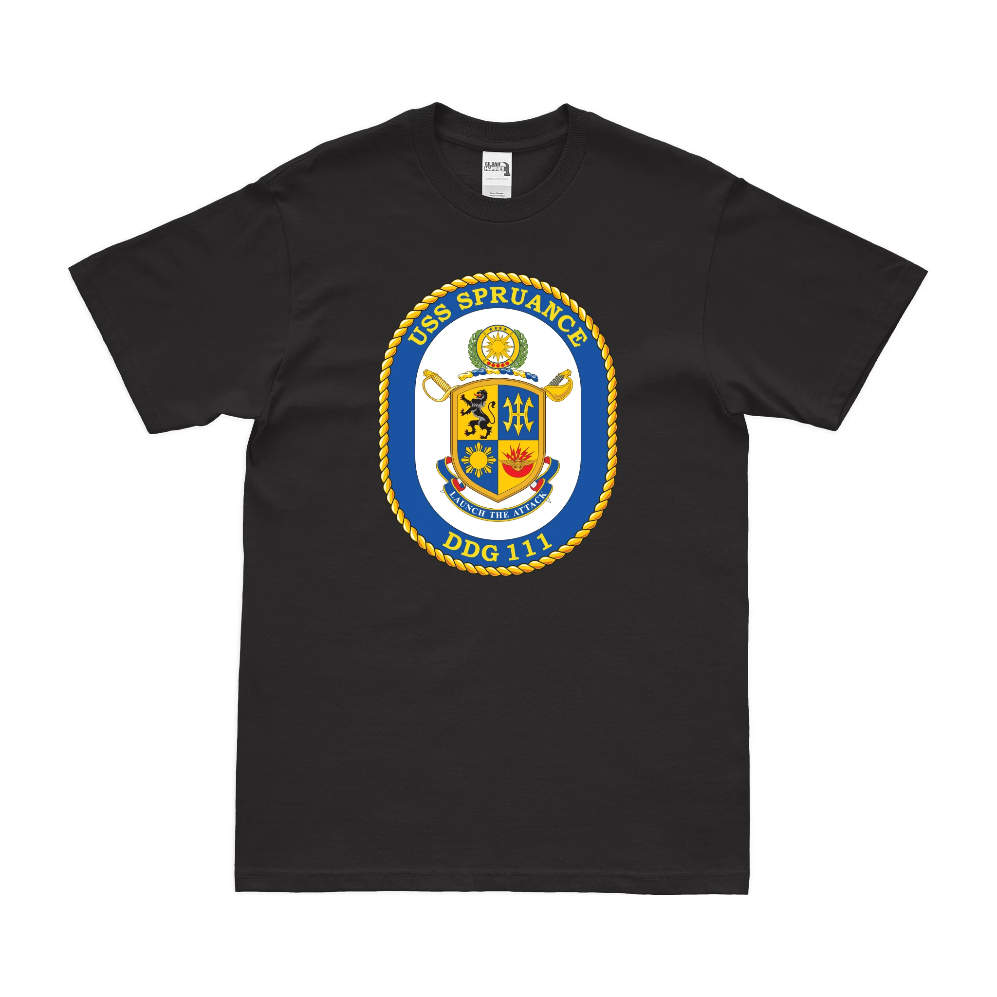 USS Spruance (DDG-111) Logo Emblem T-Shirt