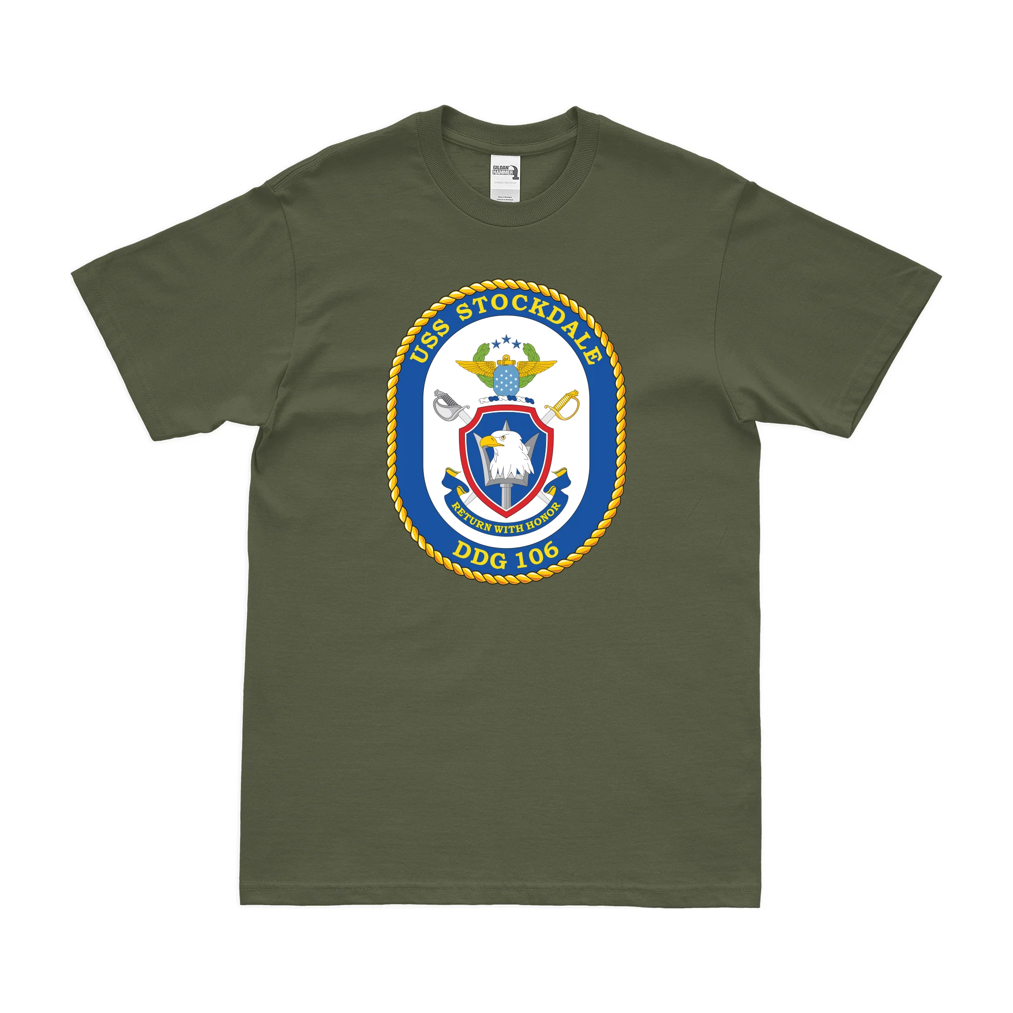 USS Stockdale (DDG-106) T-Shirt - Image 2
