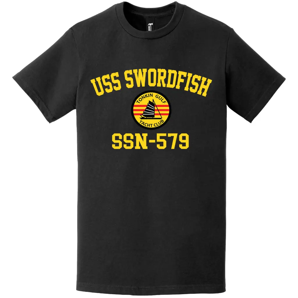 USS Swordfish (SSN-579) Tonkin Gulf Yacht Club T-Shirt