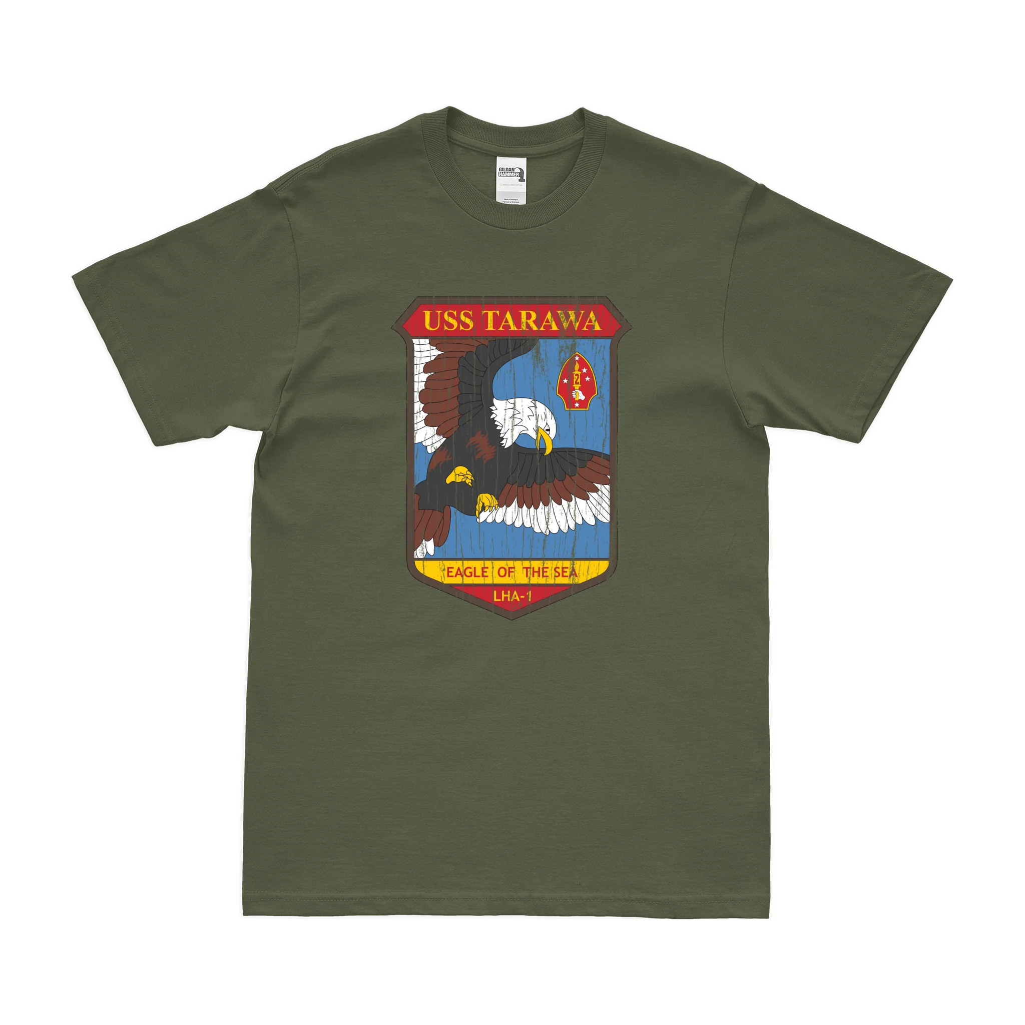 USS Tarawa (LHA-1) Emblem T-Shirt - Image 4