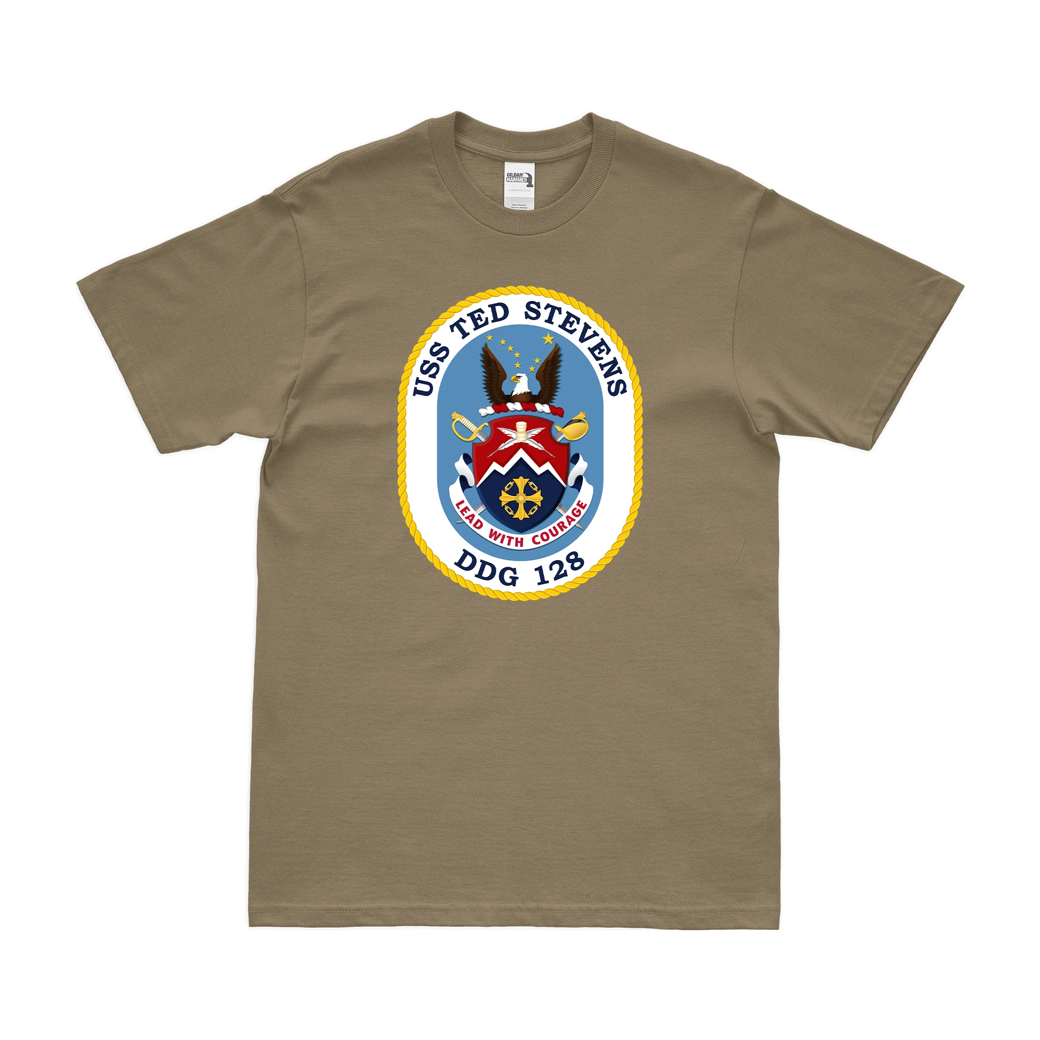 USS Ted Stevens (DDG-128) Logo Emblem T-Shirt - Image 3