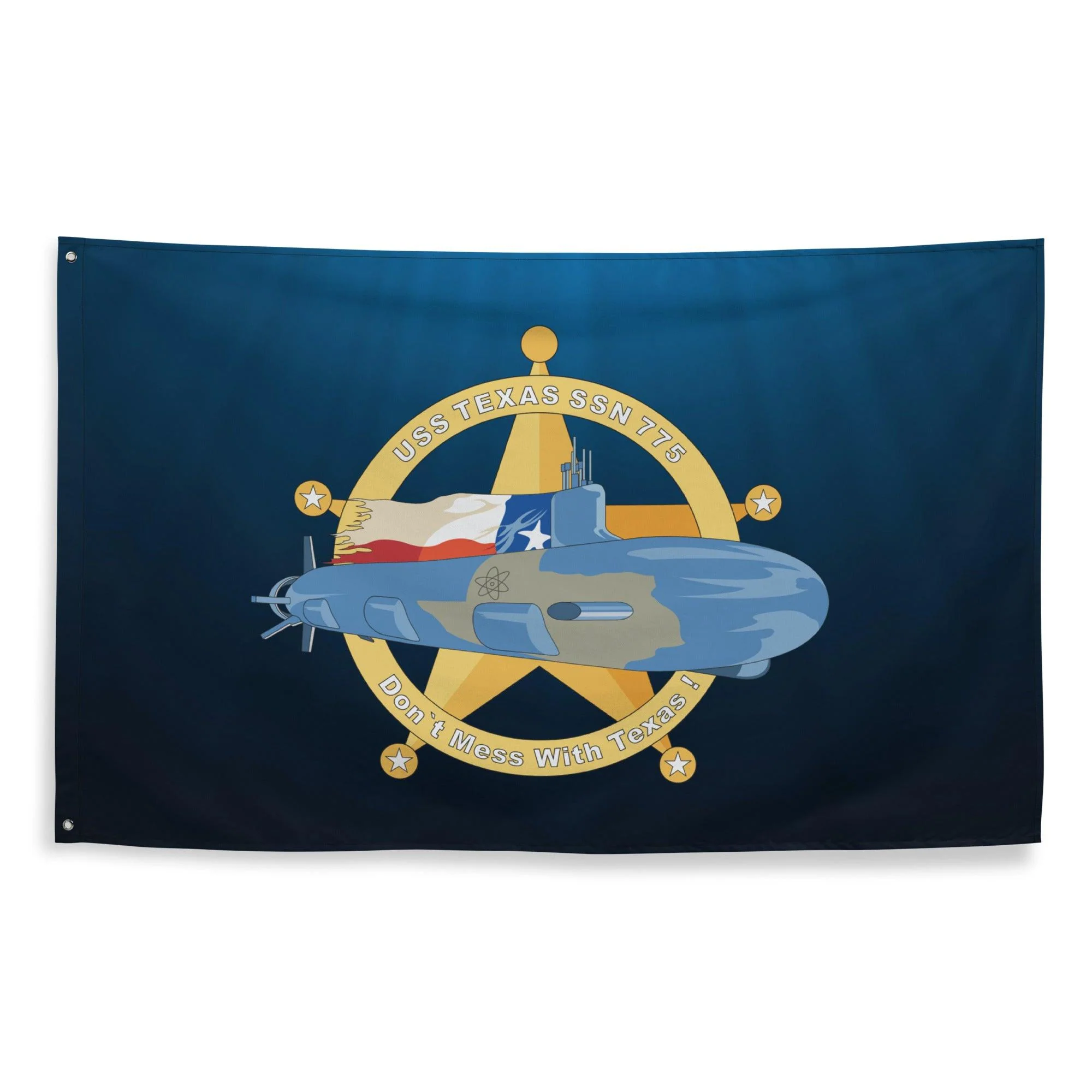 USS Texas (SSN-775) Submarine Wall Flag - Image 4