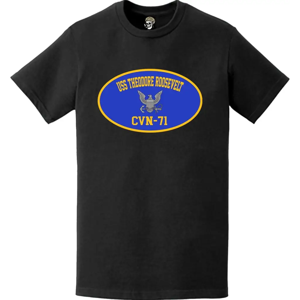 USS Theodore Roosevelt (CVN-71) Aircraft Carrier T-Shirt