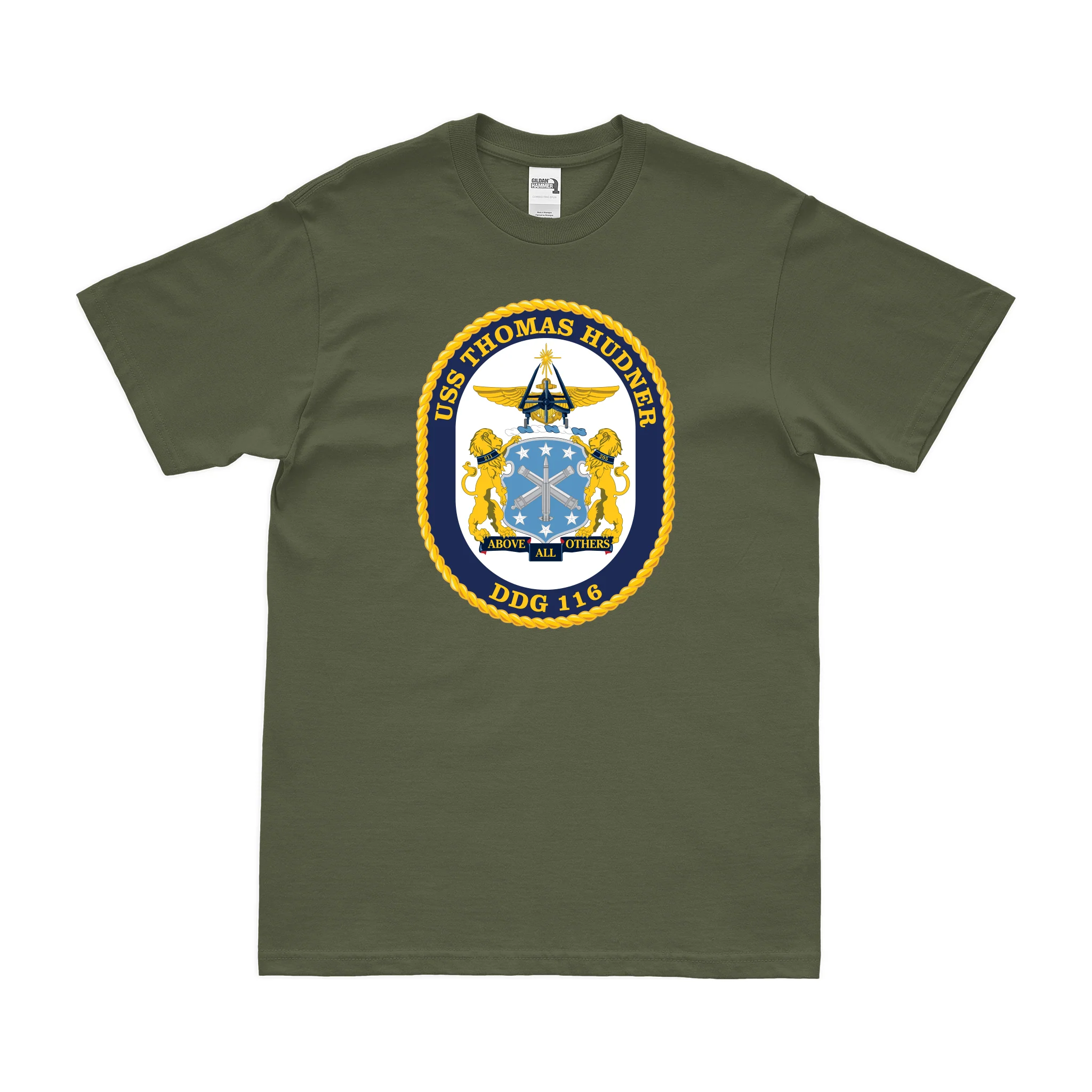 USS Thomas Hudner (DDG-116) Logo Emblem T-Shirt - Image 2